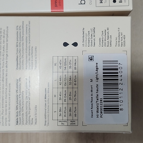 Thinx for all leaks qty 2 boxes - Picture 5 of 7